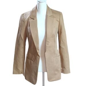 NWT Express Columnist Classic Beige Blazer Jacket Women's XS